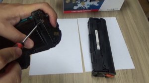 HP W1106A 106A Remove and install chip compatible cartridge