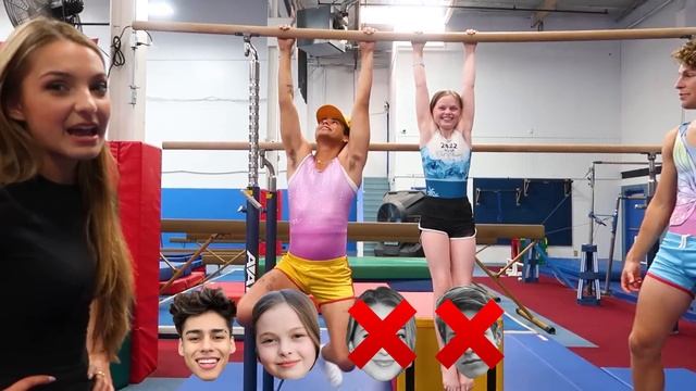 KIDS VS ADULTS EXTREME GYMNASTIC CHALLENGE!! смотреть онлайн