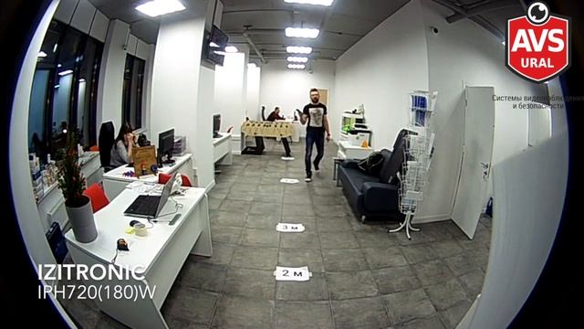 Izitronic IPH720180W Wi Fi камера 180 градусов смотреть онлайн
