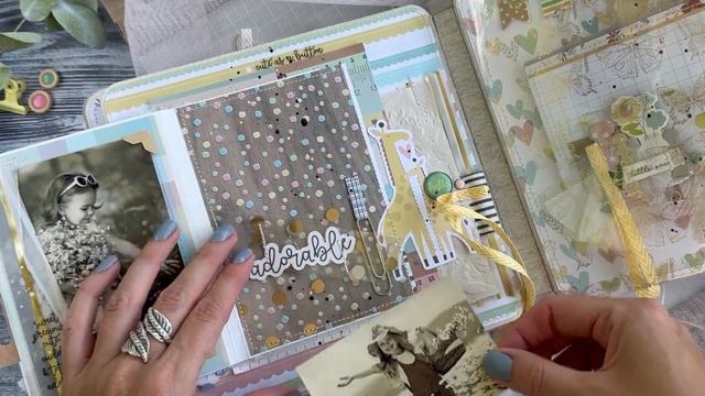 Детский альбом “This favorite” / Baby album / Scrapbooking смотреть онлайн