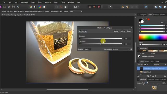 Affinity Photo - 32 Bit Keyshot Render Editing смотреть онлайн