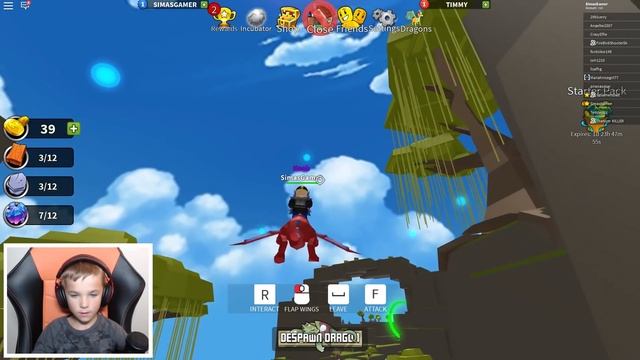 HAVING A DRAGON PET in ROBLOX DRAGON KEEPER смотреть онлайн