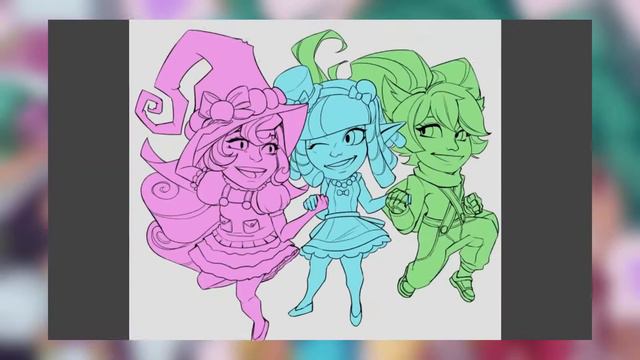 Candy Yordles - League of Legends Fan Art (Speedpaint) смотреть онлайн
