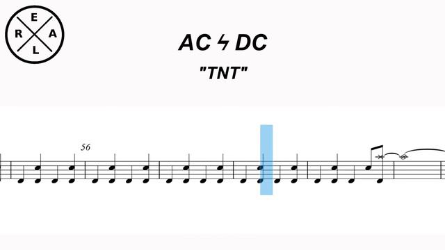 TNT - AC⚡DC - Drum Score смотреть онлайн