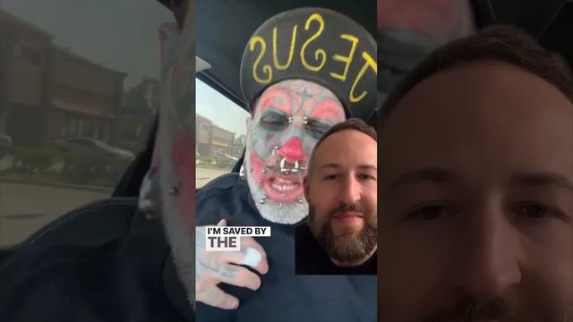 A Tattooed Clown Transformed ??? #faith #shorts #inspiration #jesus смотреть онлайн