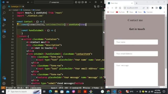 How To Validate And Authenticate An Email Form In React Using Emailjs смотреть онлайн