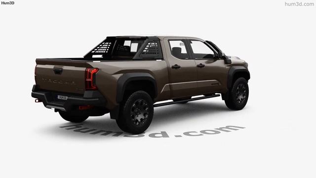 Toyota Tacoma Double Cab Long Bed Trailhunter 2024 3D model by Hum3D.com смотреть онлайн