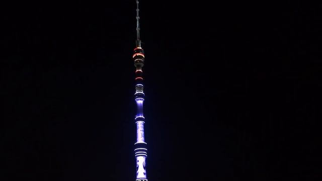 Нереально красивая башня в ночной Москве с супер техническими характеристиками -МЕГА КРАСОТА!!! смотреть онлайн