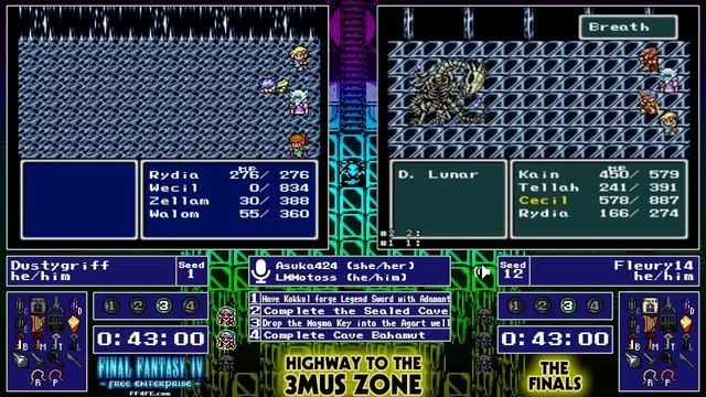 Final Fantasy IV Free Enterprise -- HTT3Z Finals | dustygriff VS LQFleury14 - Match 3 смотреть онлайн