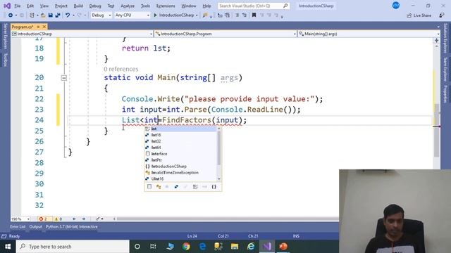 Prime number using Factors in C# - Part 47 смотреть онлайн