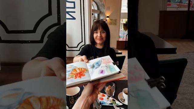 Рисуем с @AnntreArt , меняясь скетчбуками каждые 5 минут. Часть 2. #скетчинг #рисование #творчество смотреть онлайн