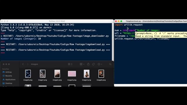 Random Image Downloader w/ Python смотреть онлайн