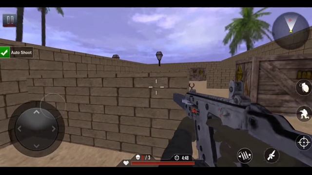 Commando Gun Strike Game _ Offline Multiplayer Shooting Game _ Android Gameplay #3 смотреть онлайн
