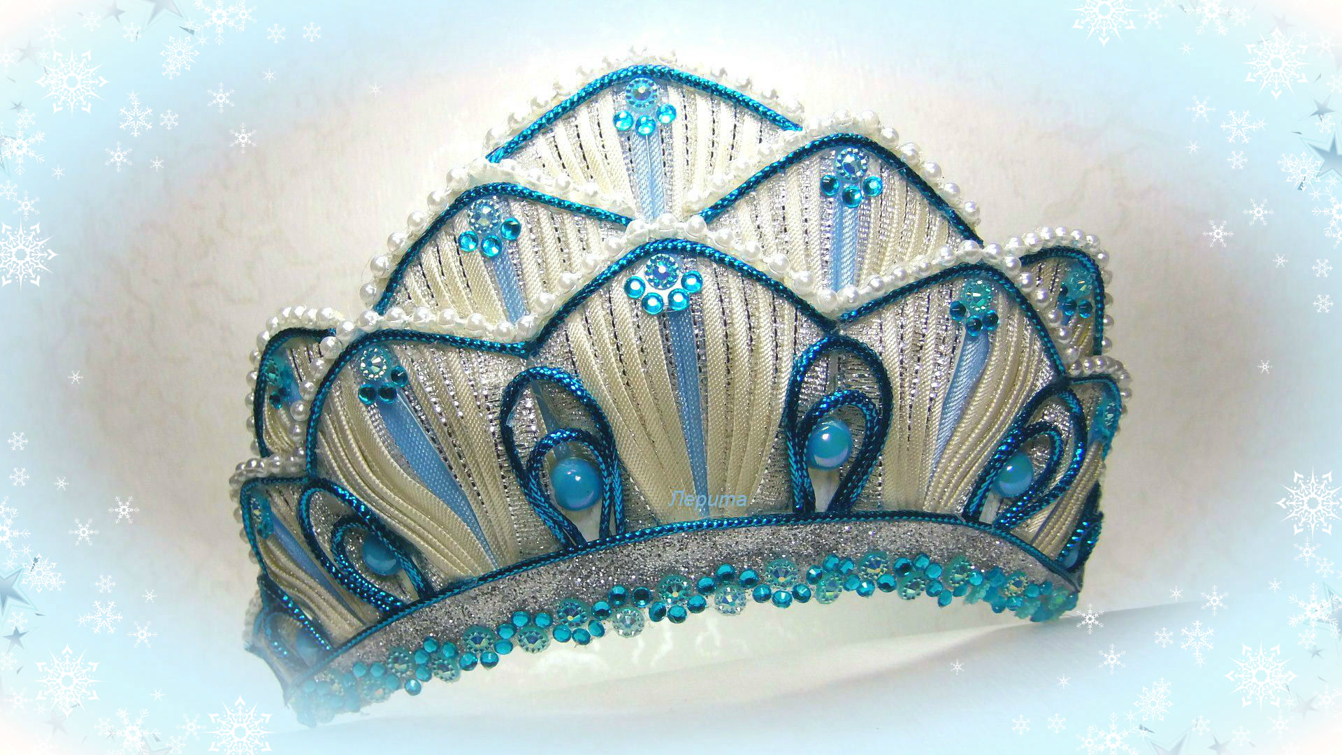 Корона из косой бейки и лент своими руками. смотреть онлайн