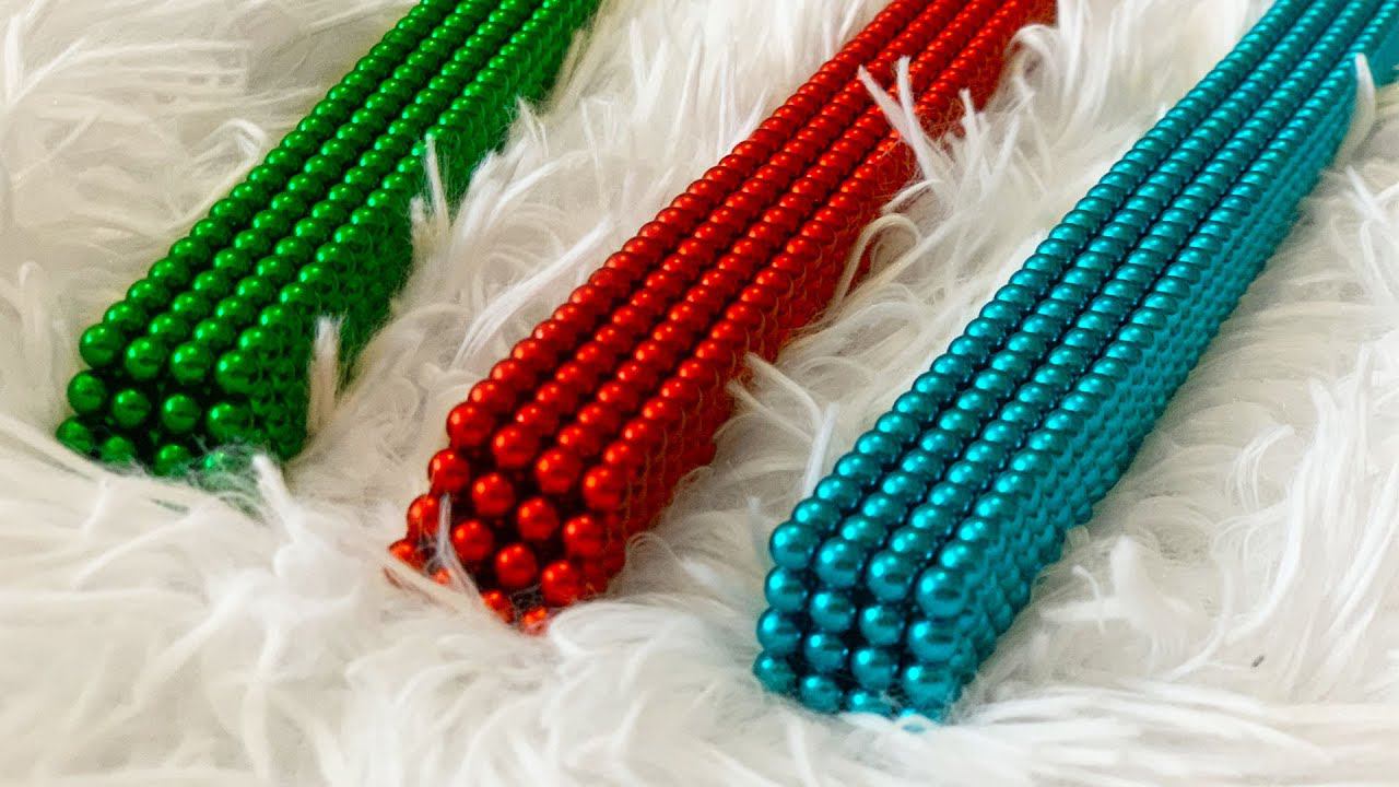 DIY - 10000 Магнитные Шарики, Настоящий СЛИЗАРИО Змейка / 10000 Magnetic Balls - ASMR