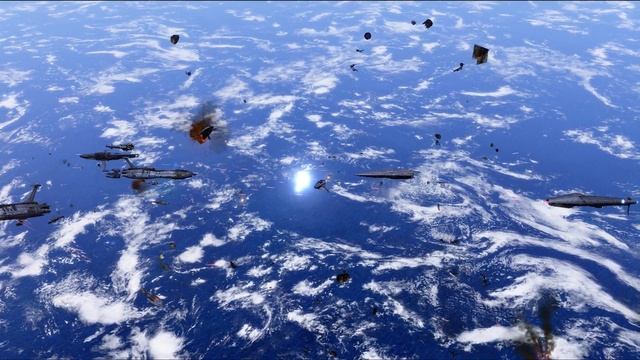 Rebellion vs Separatist Holdouts - Star Wars: Empire At War Remake NPC Battle смотреть онлайн