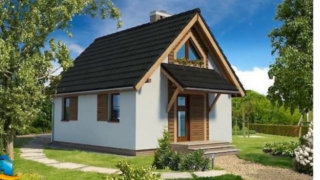Проект одноэтажного дома 42 квадратных метров (№-214) смотреть онлайн