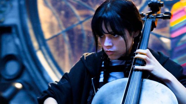 Wednesday Cello Theme - Paint It Black |1 Hour| смотреть онлайн
