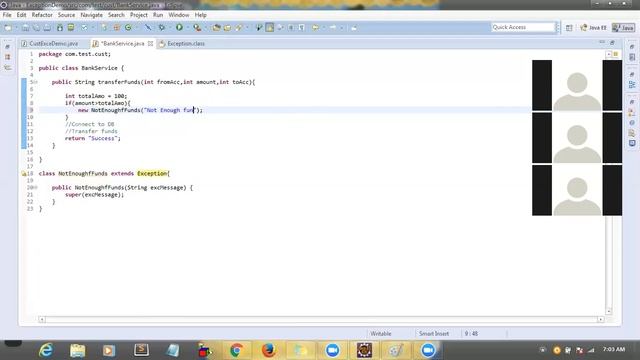 Java Exception handling Part 4 смотреть онлайн