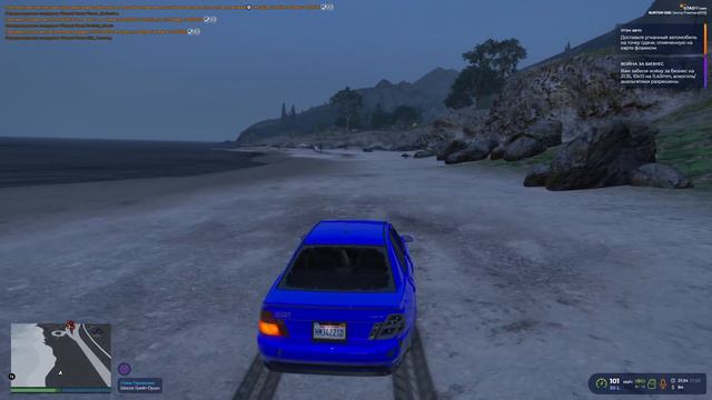 ЗАРАБАТЫВАЕМ ДЕНЬГИ НА НОВУЮ МАШИНУ. НАС ПЫТАЮТСЯ ОГРАБИТЬ В ГТА 5 РП #6 смотреть онлайн