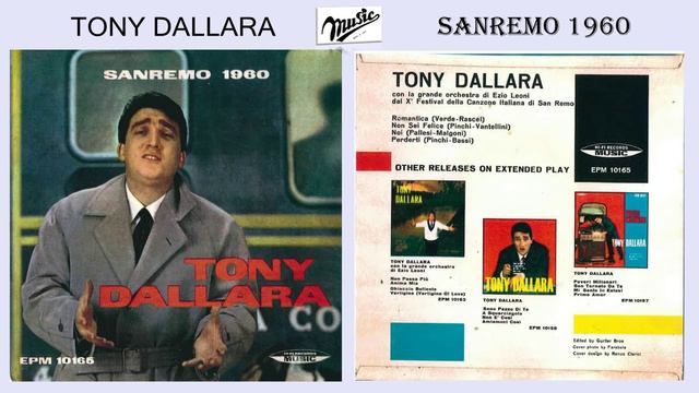 TONY DALLARA: SANREMO 1960 "Romantica" | Non sei Felice | Noi | Perderti смотреть онлайн