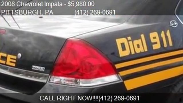 2008 Chevrolet Impala Police 4dr Sedan w/ roof rail curtain смотреть онлайн