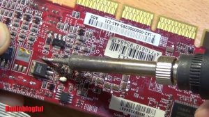 Как перепаять конденсаторы на материнской плате или видеокарте