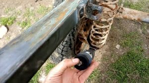 Самый лёгкий и дешёвый прицеп из балки от Оки