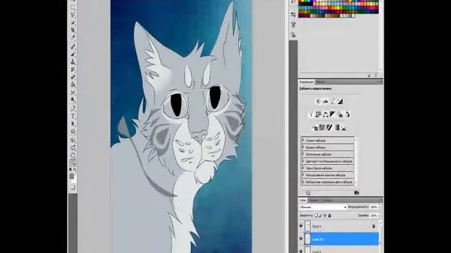 [ ОС Frostfeather : Speedpaint ] Photoshop 2014 смотреть онлайн