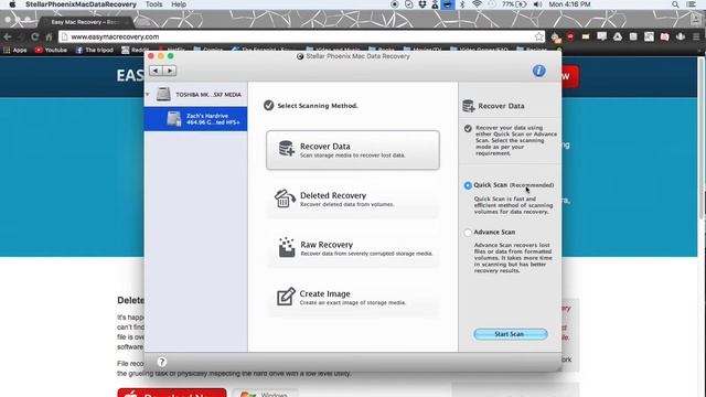 Mac OS X El Capitan Data Recovery