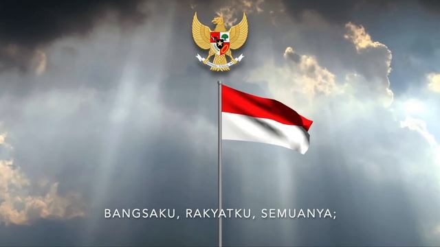 Indonesian National Anthem - "Indonesia Raya" (with English Subtitles) смотреть онлайн