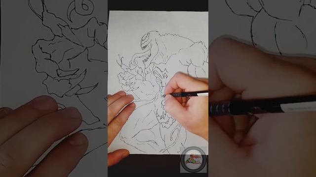 Как нарисовать Венома смотреть онлайн