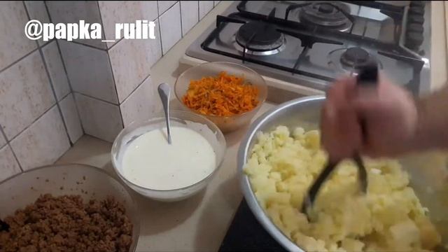 Рецепт#1 - Картофельная запеканка с фаршем. смотреть онлайн