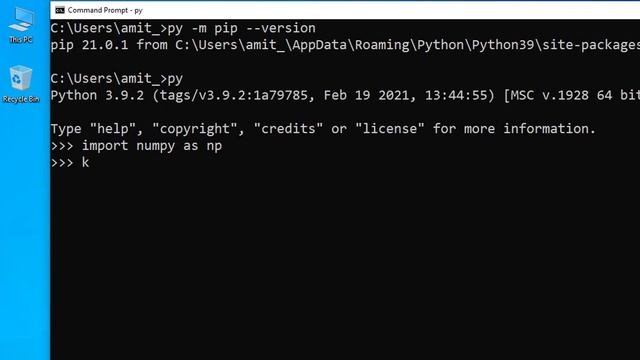 How to Run first numpy Python program смотреть онлайн
