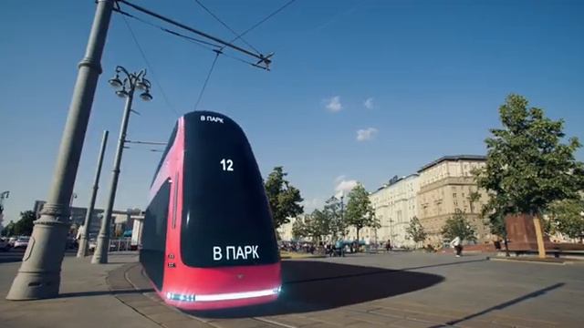 Роскосмос представил концепт нового двухэтажного трамвая УКВЗ смотреть онлайн