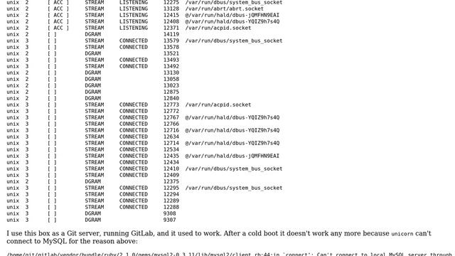 DevOps & SysAdmins: MySQL demon already running with same unix socket смотреть онлайн