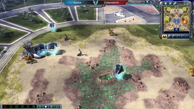 C&C3: Kane's Wrath 1vs1 - 5pace (R17) vs. Cyberstorm (NOD) смотреть онлайн