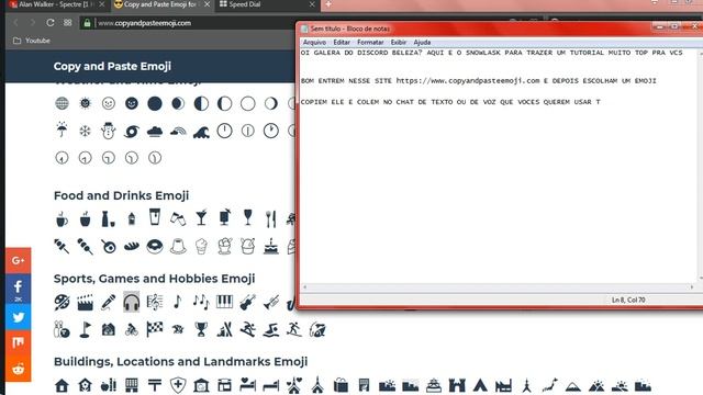 TUTORIAL COMO COLOCAR EMOJIS NOS CANAIS DE VOZ E TEXTO NO DISCORD смотреть онлайн