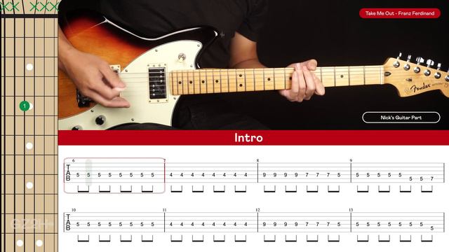 Take Me Out Guitar Cover Franz Ferdinand 🎸|Tabs + Chords| смотреть онлайн