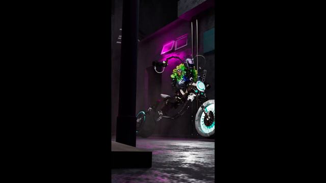 Digital fashion cyberpunk animation scene смотреть онлайн