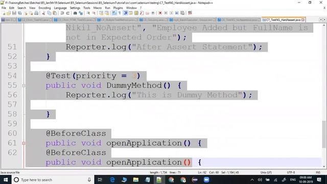 48 TestNG Assertions HardAssert смотреть онлайн