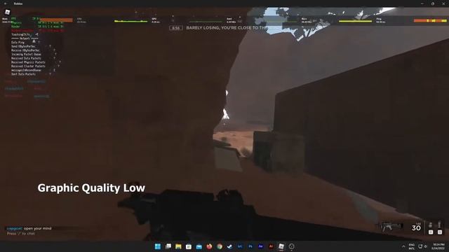 AMD Ryzen 5 5600G, Roblox Frontline Benchmark FPS