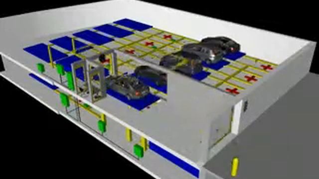 Паллетная система парковки в 2 яруса: вариант 1 смотреть онлайн