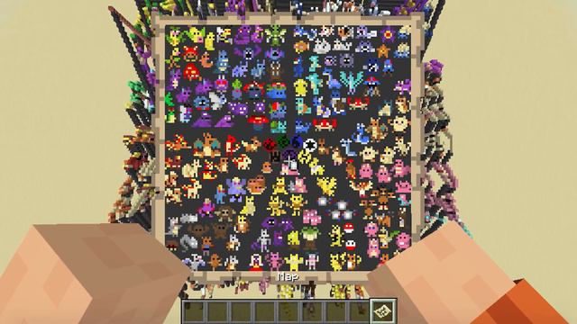 Pokémon - 18.5hour Time-Lapse - Pixel Art with Minecraft Map смотреть онлайн