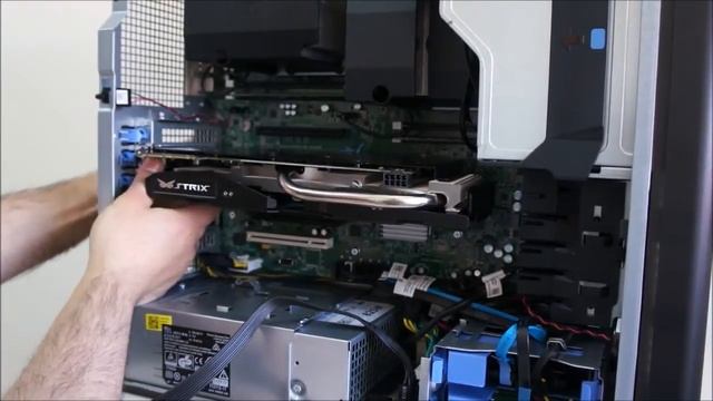 DELL Precision T7810 SLI Graphic Card Install смотреть онлайн