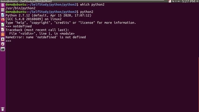 Python2 | Traceback Most Recent Call Last смотреть онлайн