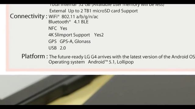 Оригинальный разблокированный смартфон LG G4 H815 H810 смотреть онлайн