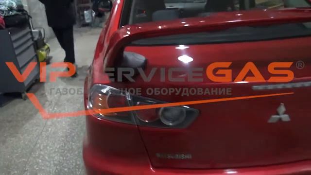 Mitsubishi Lancer Evolution 10-газовая установка. Газ на Мицубиси Лансер Evolution 10