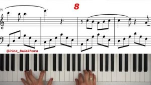 ALOUETTE Жаворонок из передачи В мире Животных Пианино  Рамирес Ramirez Ноты Sheet Music Score Pian