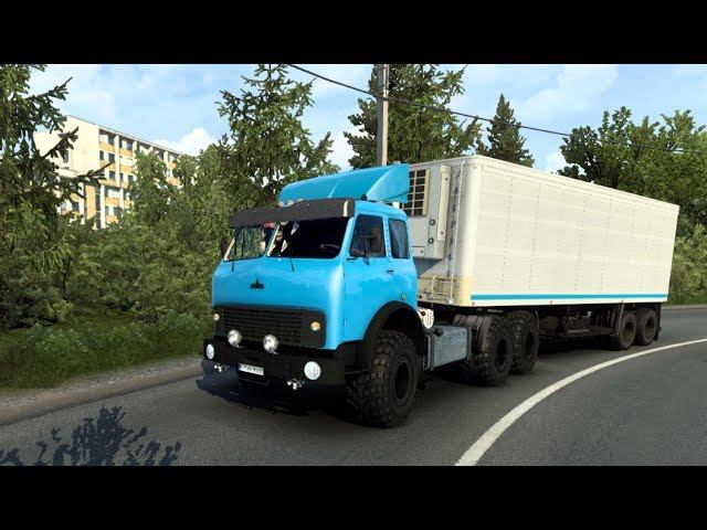 [ETS 2] MAZ 515B_RusMap Cargo Delivery in Zelenoborsky смотреть онлайн